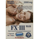 FX III Plus Male Sexual Performance Enhancement 5 Days No Headache Pill for Men by Power Vigor