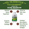 Grass-Fed Bone Marrow Whole Bone Extract Supplement 180 Pills by Peak Performance Superfood Pills Rich in Collagen Vitamins Amino Acids