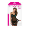 Halle Lace Babydoll Garters Matching Panty Tease B226