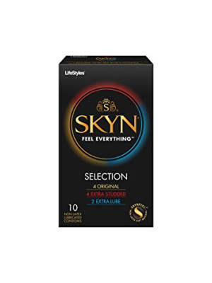 Non Latex Life Styles Skyn Selection Condom 10 Piece package