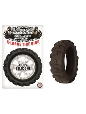 Cock Ring Silicone X Large Tire Black Mack Tuff