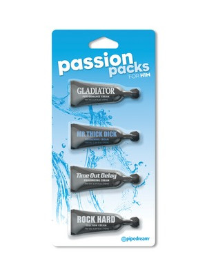 Passion Packs for Him Cream 0.34 fl. oz Each