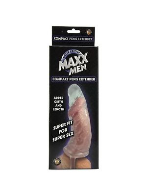 Compact Penis Extender Sleeve Clear Maxx Men