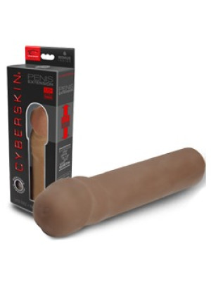 CyberSkin Penis Extension 1.5 Xtra Thick Dark Color
