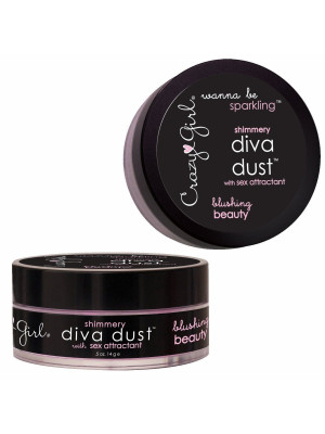 Crazy Girl Wanna Be Sparkling Diva Dust With Sex Attraction Blushing Beauty .5 Oz
