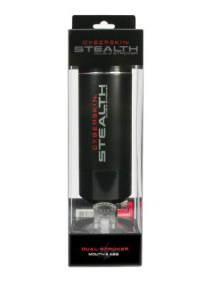 CyberSkin Stealth Double Stroker Mouth and Anal