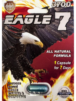 Eagle 7 3700 All Natural Formula Pill 1 Capsule For 7 Days