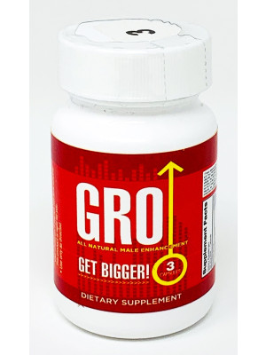 GRO Get Bigger 3 Pill Bottle 