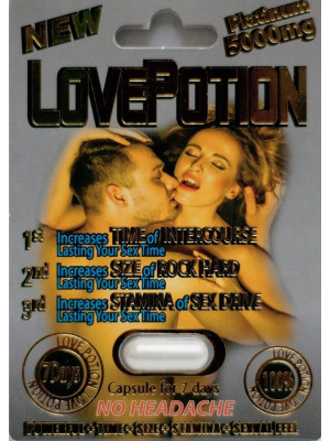 Love Potion Platinum 5000mg Male Sexual Enhancement Pill One