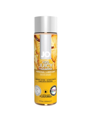 Jo H2O Juicy Pineapple Flavored Personal Water Based Lubricant 4 Oz