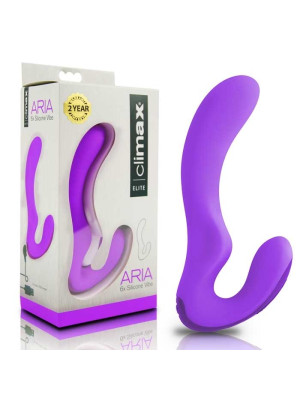 Silicone Aria 6x Vibe Rechargeable Purple Climax
