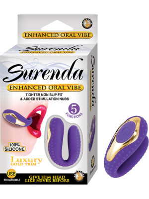 Enhanced Oral Vibe Silicone Purple Surenda