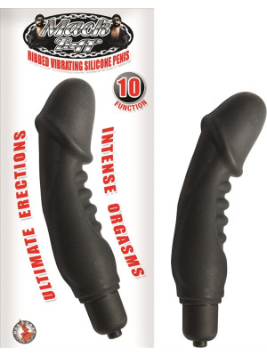 Ribbed Vibrating Silicone Penis 10 Functions Mack Tuff