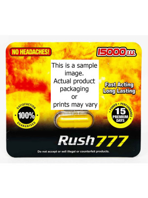Rush 777 15000 Gold Male Enhancement Pill