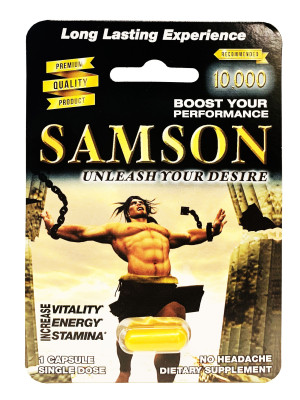 Samson 10000 Male Sexual Enhancement Herbal Gold Pill front