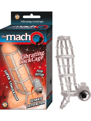 Cock Cage Clear Vibrating The macho