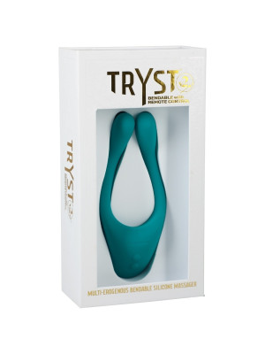Tryst V2 Bendable Multi Erogenous Zone Massager With Remote Teal