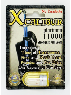 Xcalibur Platinum 11000 Male Sexual Performance Enhancement Strongest Pill